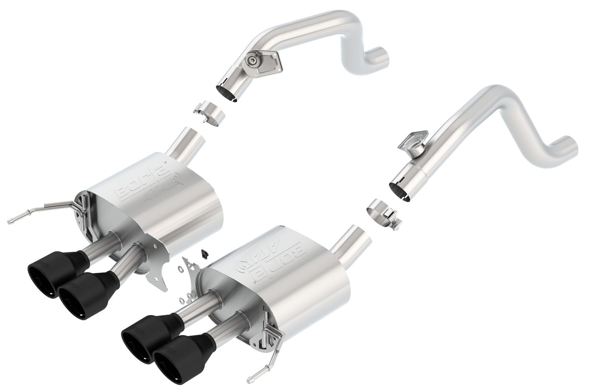 Borla 11869CB ATAK Axle-Back Exhaust System Fits 14-19 Corvette