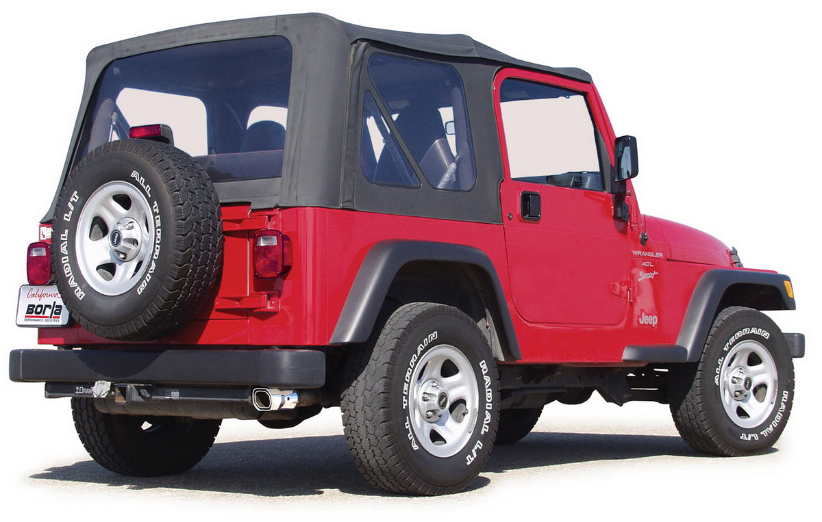 Borla 14924 Touring Cat-Back Exhaust System Fits 00-06 Wrangler (TJ)