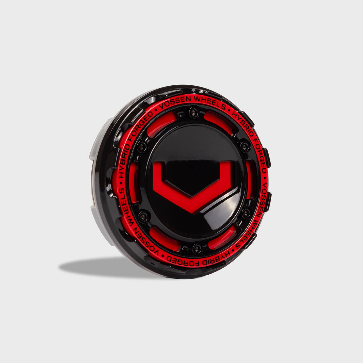 Vossen Modular Billet center cap Gloss Black / Vossen Red Insert – view 1