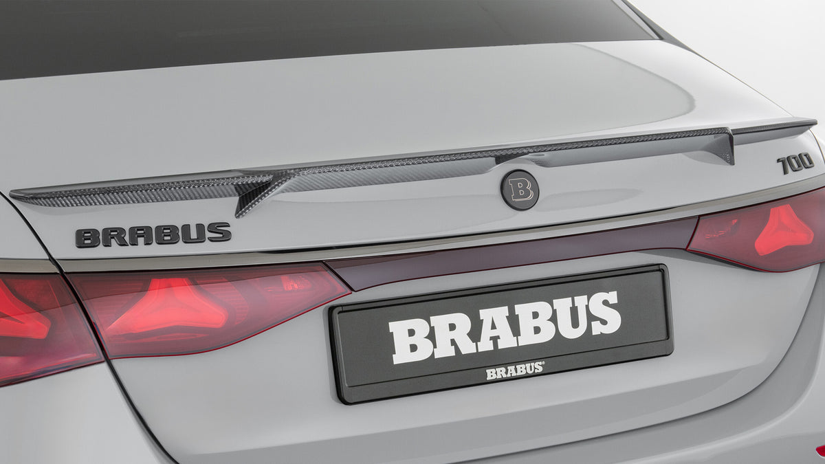BRABUS carbon rear spoiler on Mercedes-AMG E53 W214