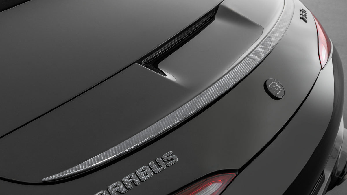 BRABUS Carbon Rear Spoiler Attachment on Mercedes-AMG SL63 R232
