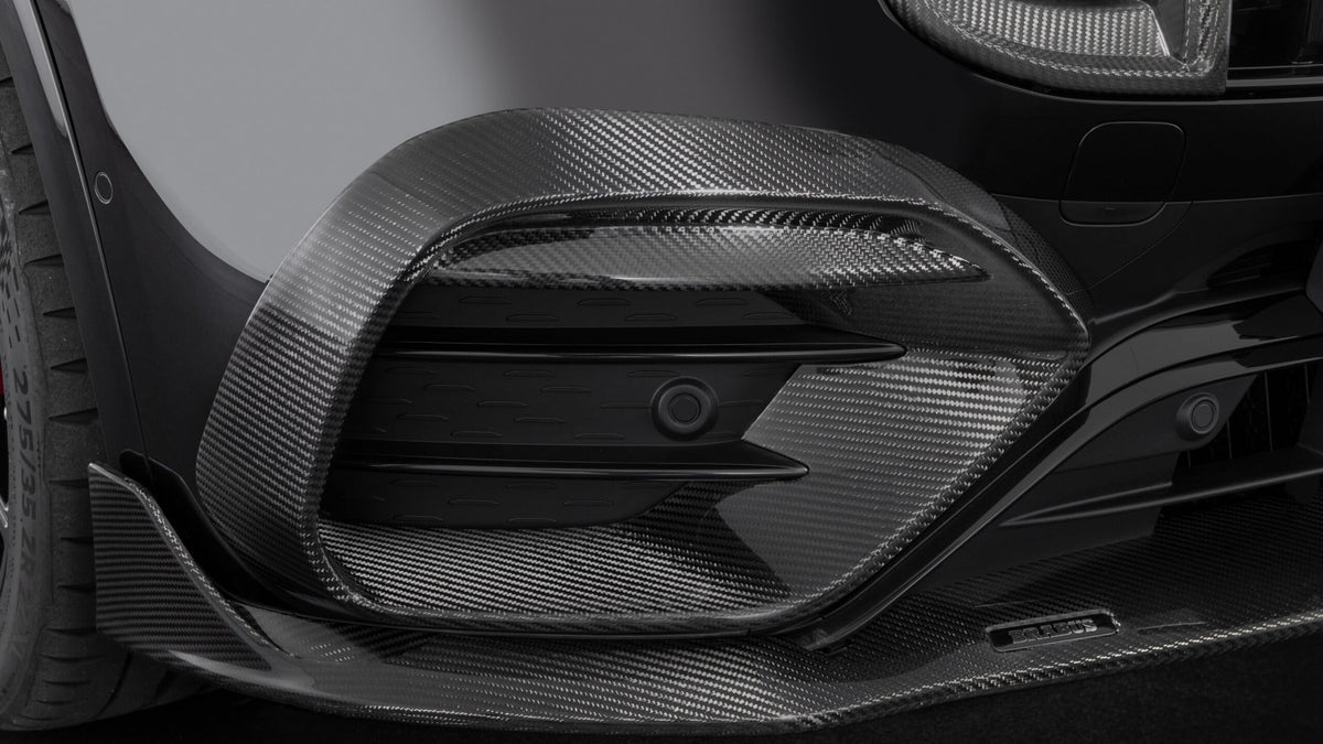 BRABUS carbon front fascia attachments for Mercedes-AMG GLC63 X254