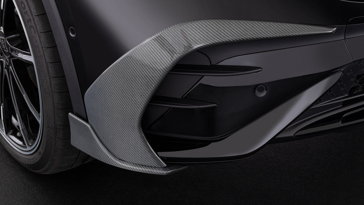 BRABUS carbon front fascia attachments for Mercedes GLC300 X254 AMG Line - detail