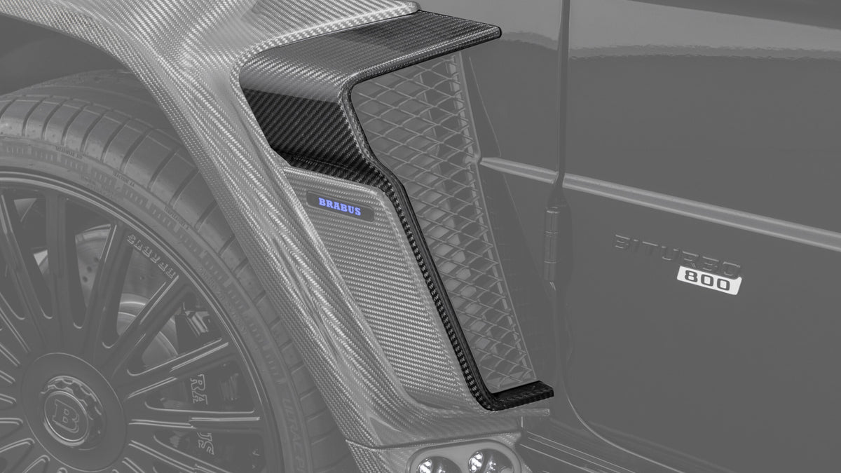 BRABUS WIDESTAR Carbon Package III trim frames on Mercedes-AMG G63 W465