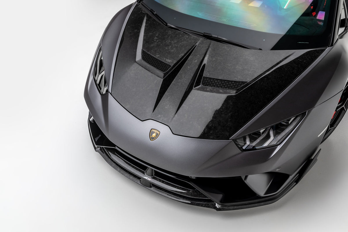 Vorsteiner Vicenza Edizione Aero Bonnet Carbon Matrix Glossy Huracan Performante