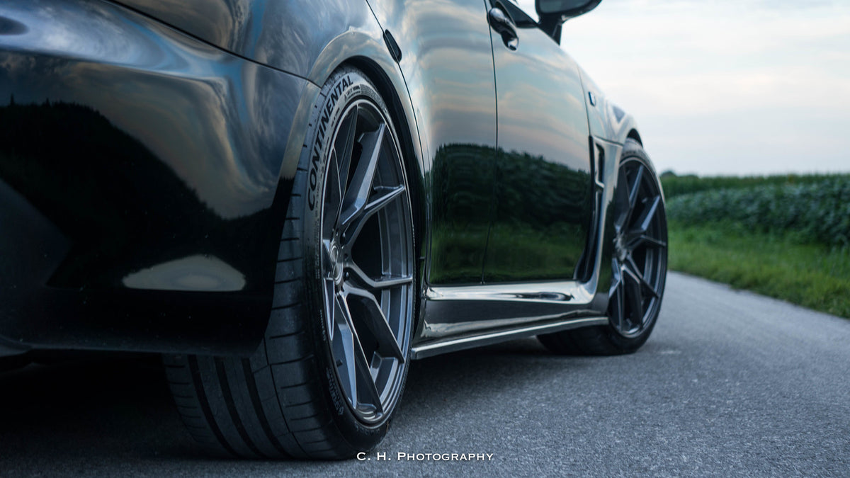 19/20" Stance SF07 Gunmetal 19x8.5 20x11 Wheels Rims Fits Corvette C8