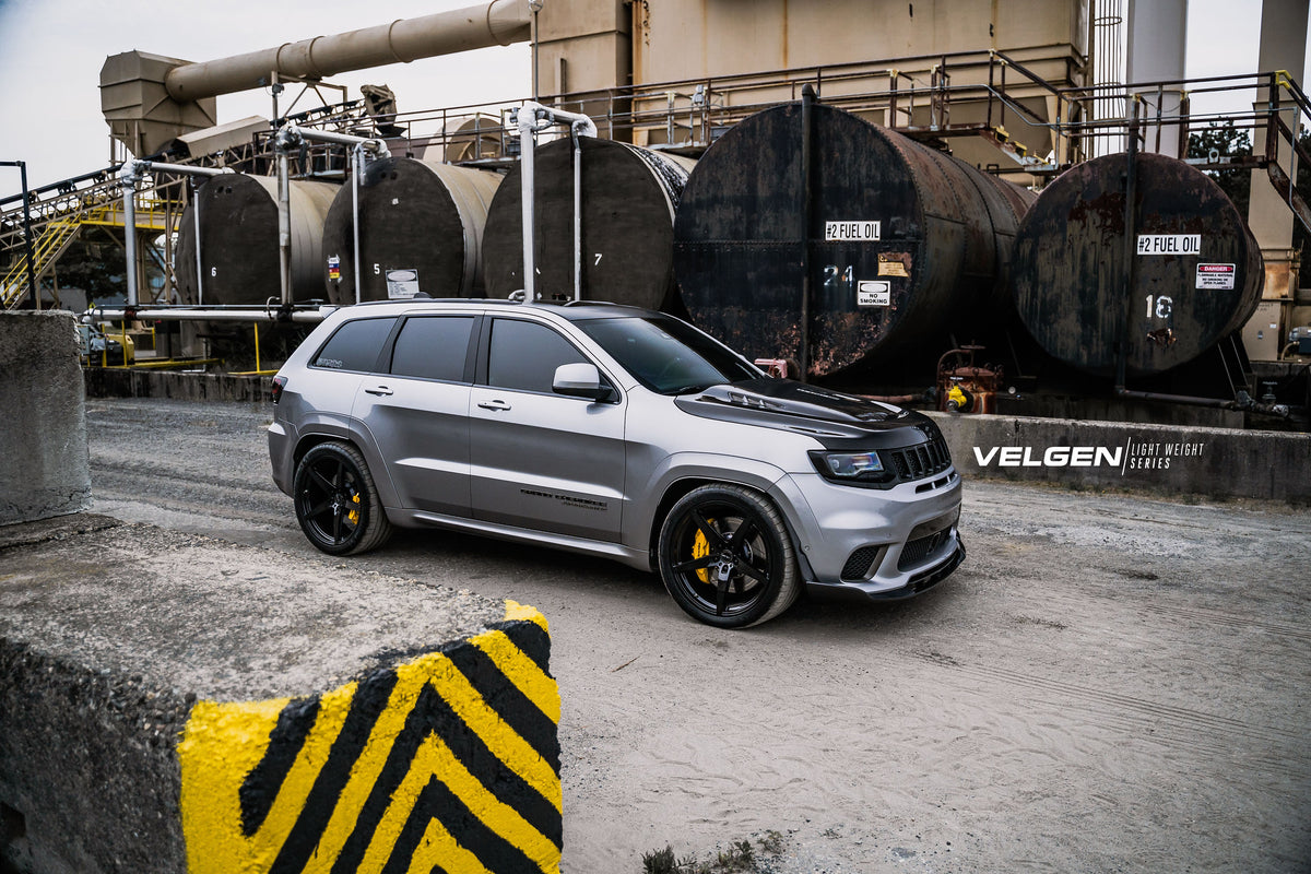 20" Velgen Classic5 V2 Gloss Black 20x10.5 Wheels Rims Fits Jeep Grand Cherokee