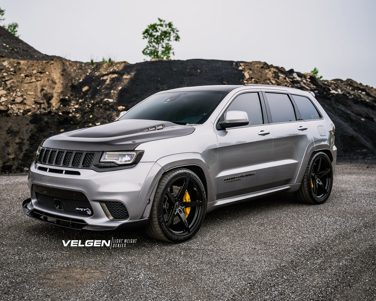 20" Velgen Classic5 V2 Gloss Black 20x10.5 Wheels Rims Fits Jeep Grand Cherokee