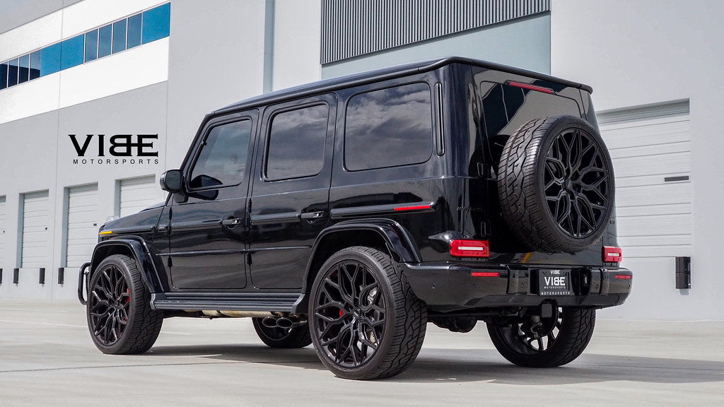24" Vossen HF2 Gloss Black Concave Wheels Rims Fits G550 G55 G63 G65