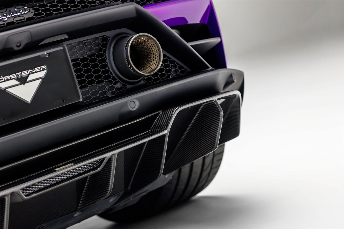 Vorsteiner Monza Edizione Aero Rear Diffuser Carbon Fiber Gloss Fits Huracan EVO