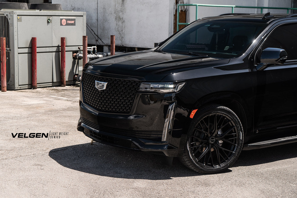 24" Velgen VFF-12 Black Forged Wheels Rims Fits 2015-2023 GMC Yukon Denali