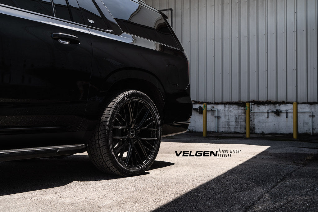 22" Velgen VFF-12 Black Forged Wheels Rims Fits 2015-2023 Cadillac Escalade