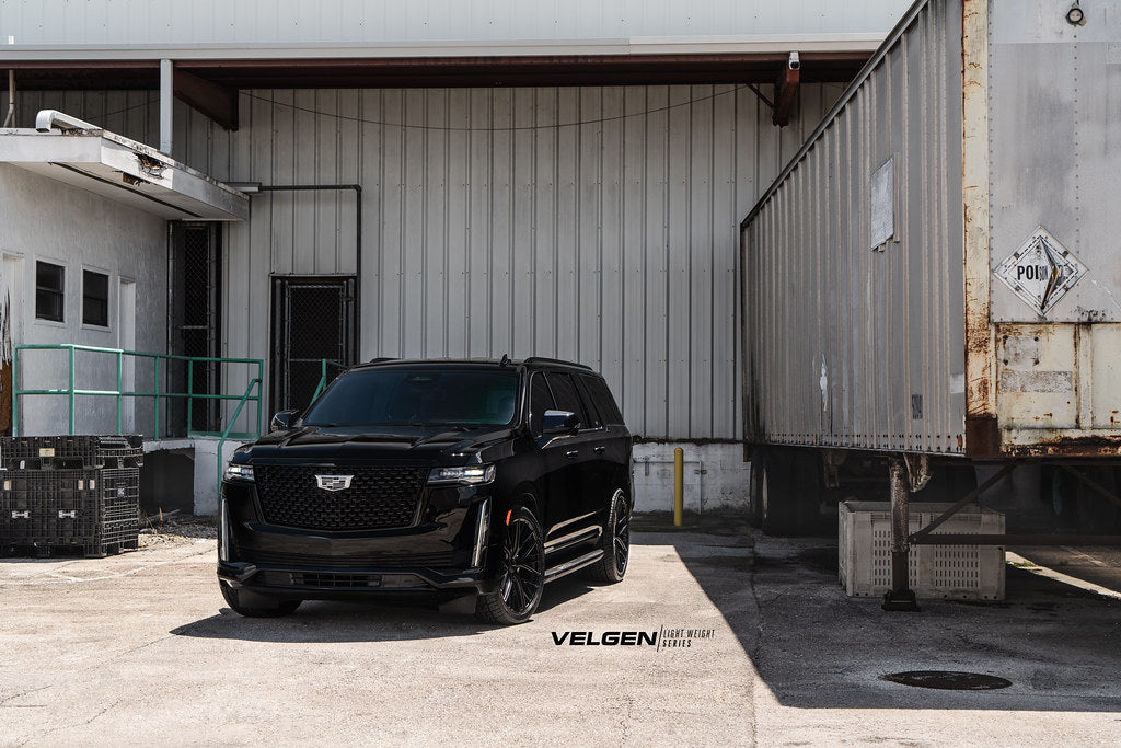 22" Velgen VFF-12 Black Forged Wheels Rims Fits 2015-2023 Cadillac Escalade