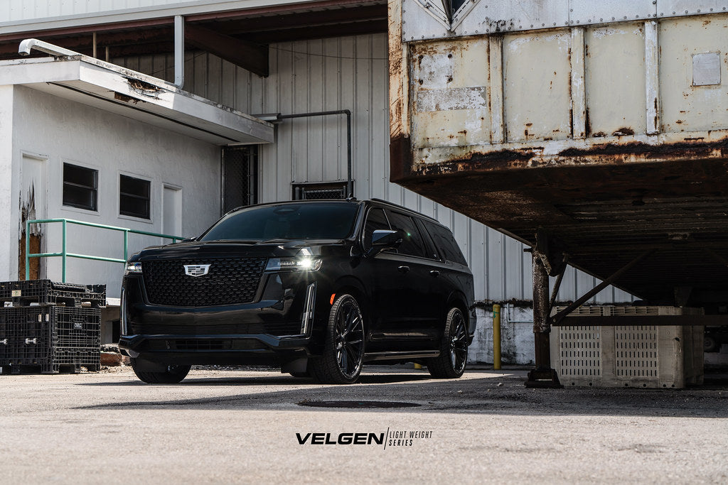 22" Velgen VFF-12 Black Forged Wheels Rims Fits 2015-2023 Cadillac Escalade