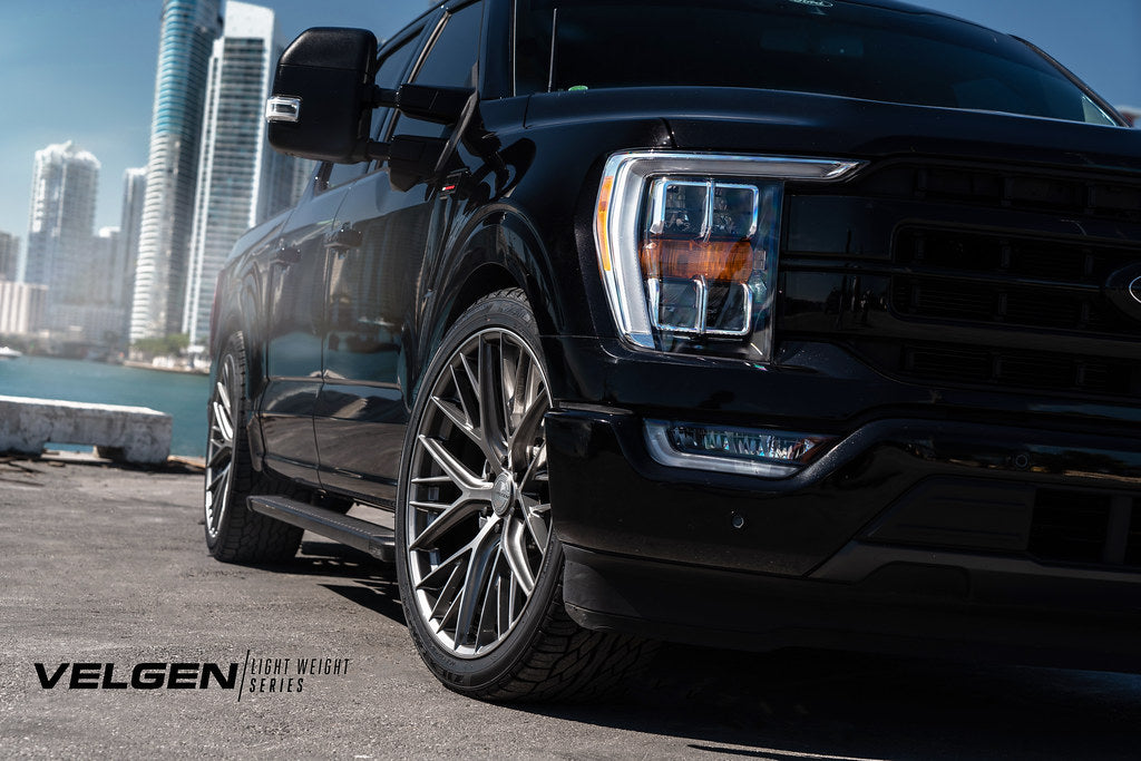 24" Velgen VFF-12 Gunmetal 24x10 Forged Wheels Rims Fits 2015-2023 Ford F150