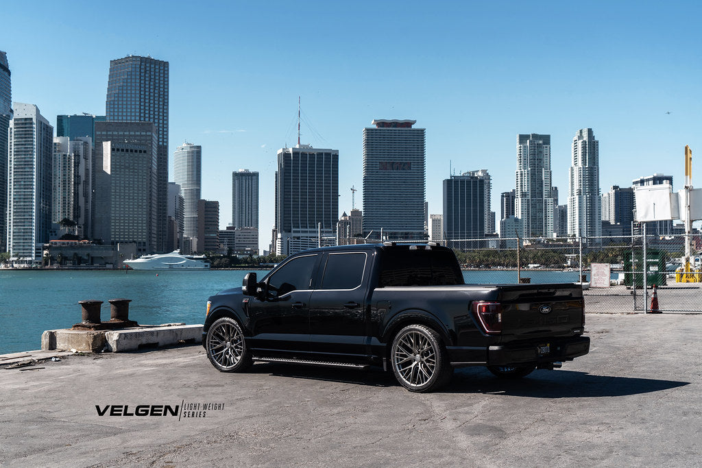 24" Velgen VFF-12 Gunmetal 24x10 Forged Wheels Rims Fits 2015-2023 Ford F150