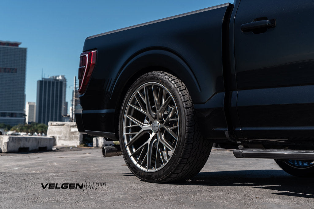 24" Velgen VFF-12 Gunmetal 24x10 Forged Wheels Rims Fits 2015-2023 Ford F150