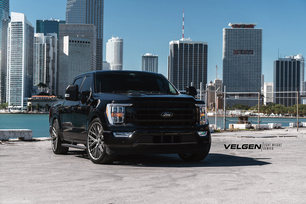 24" Velgen VFF-12 Gunmetal 24x10 Forged Wheels Rims Fits 2015-2023 Ford F150