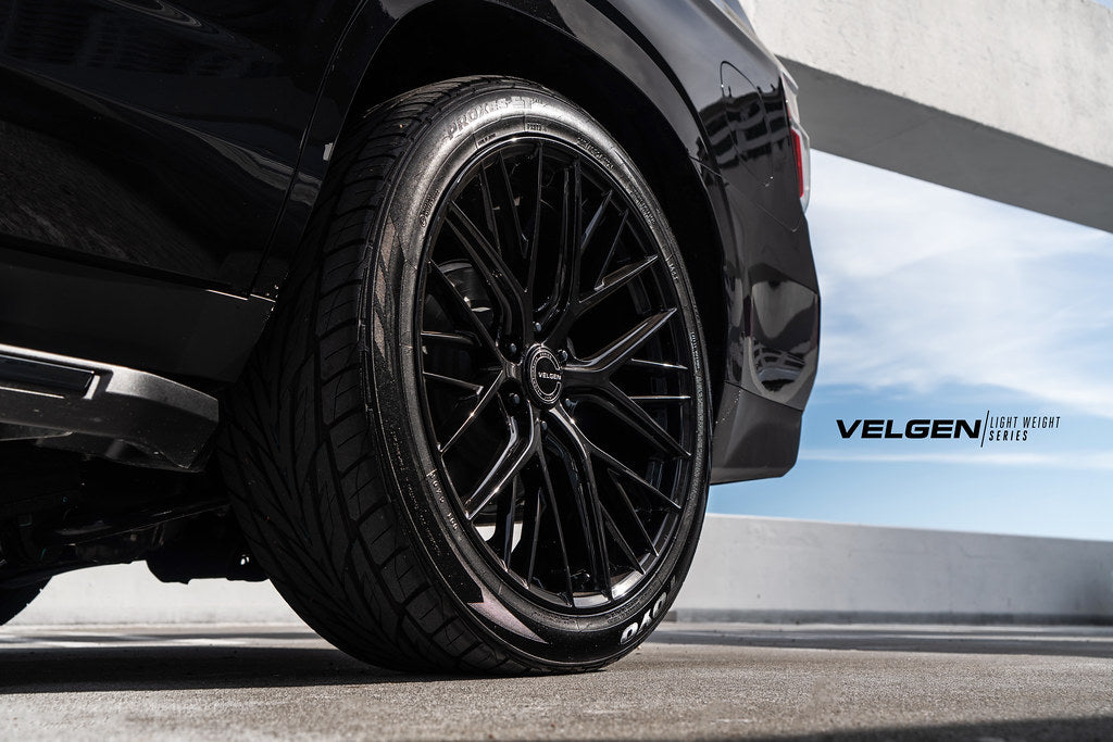 24" Velgen VFF-12 Black Forged Wheels Rims Fits 2015-2023 GMC Yukon Denali