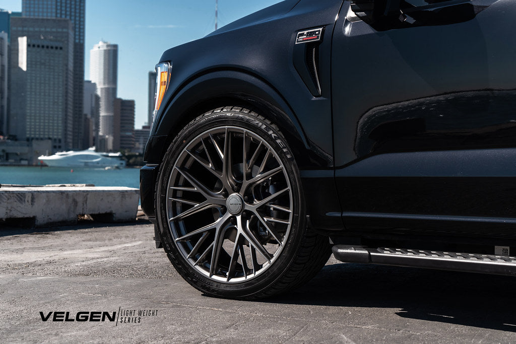 24" Velgen VFF-12 Gunmetal 24x10 Forged Wheels Rims Fits 2015-2023 Ford F150
