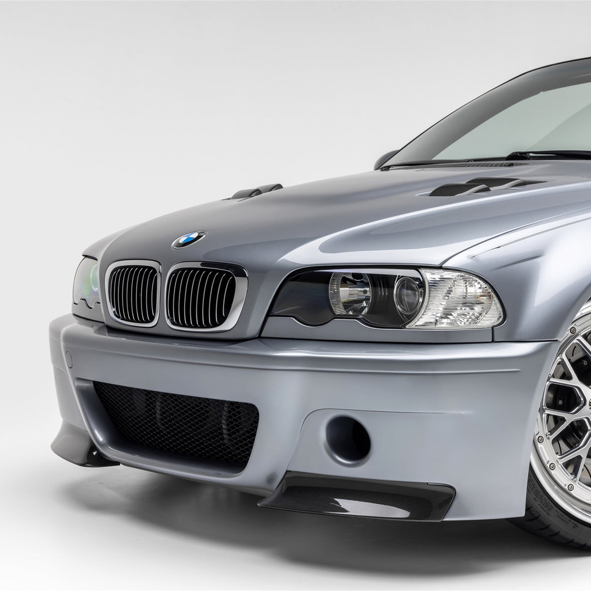 Vorsteiner Front Bumper Primered w/ 2 Piece Splitter for BMW M3 E46