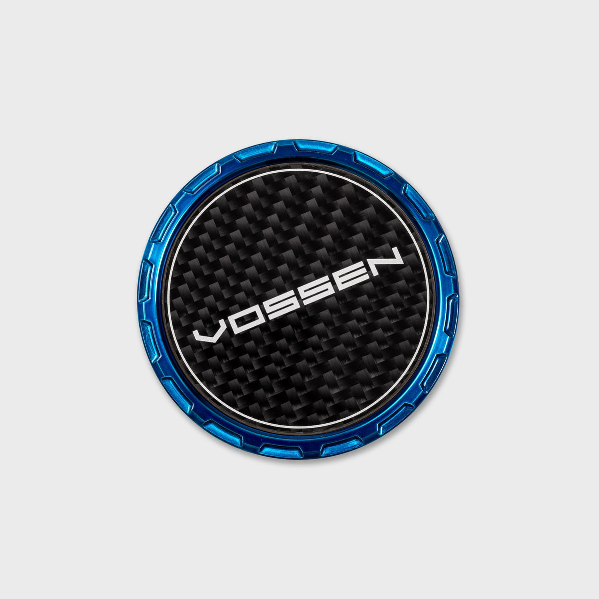 Vossen Classic Carbon Billet Sport center cap Fountain Blue / Twill Weave Carbon Insert – view 1