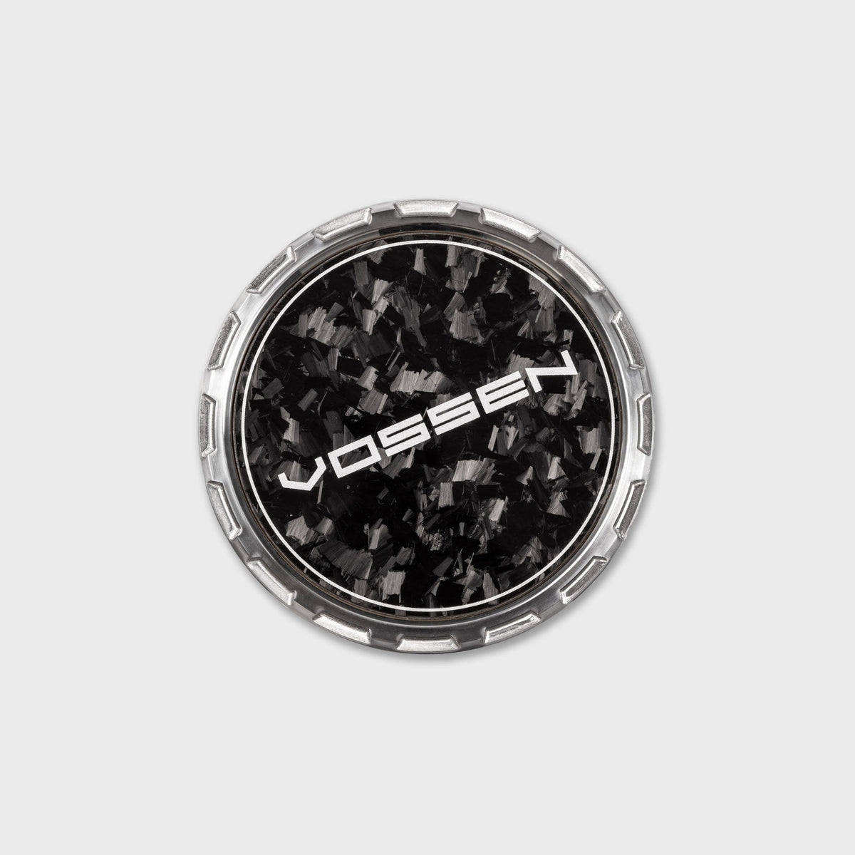 Vossen Classic Carbon Billet Sport center cap Gloss Clear / Forged Carbon Insert – view 1