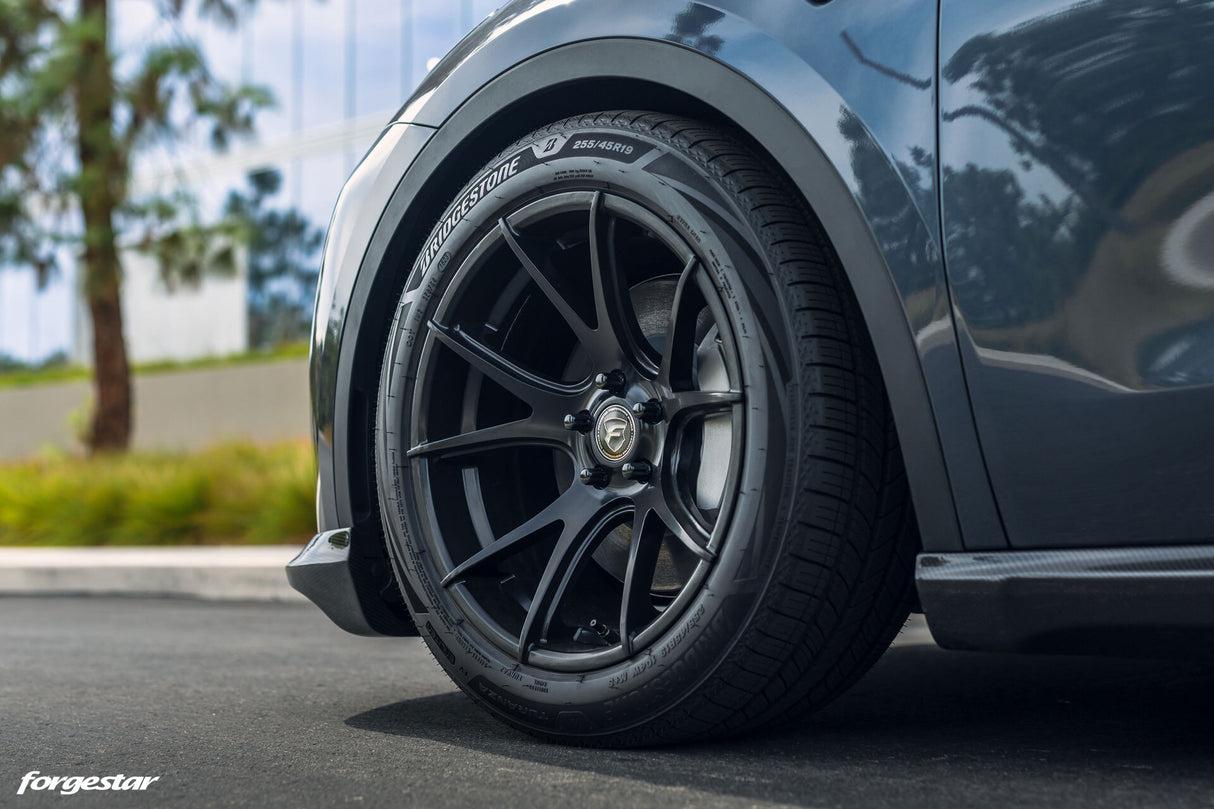 Forgestar CF5V 20x9 Black Rotary Concave Wheels Rims fits Tesla Model Y
