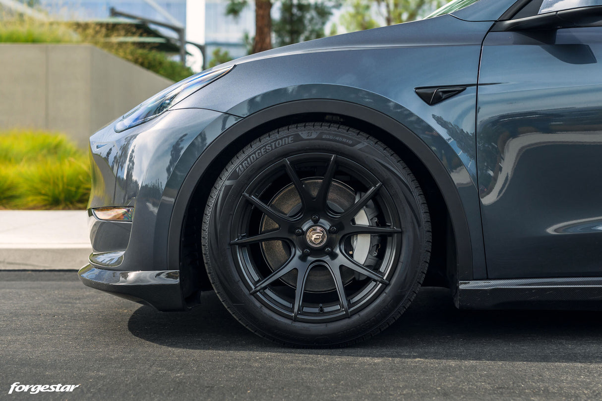 Forgestar CF5V 20x9 Black Rotary Concave Wheels Rims fits Tesla Model Y