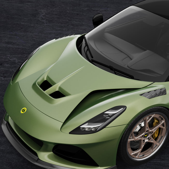 Vorsteiner Aero Carbon Fiber Hood 2x2 Glossy Fits Lotus Emira