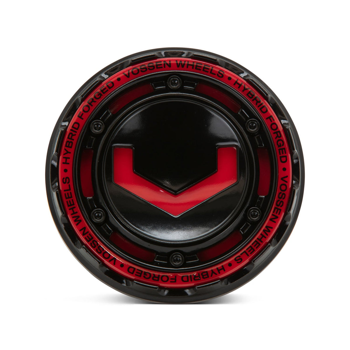 Vossen Modular Billet center cap Gloss Black / Vossen Red Insert – view 3