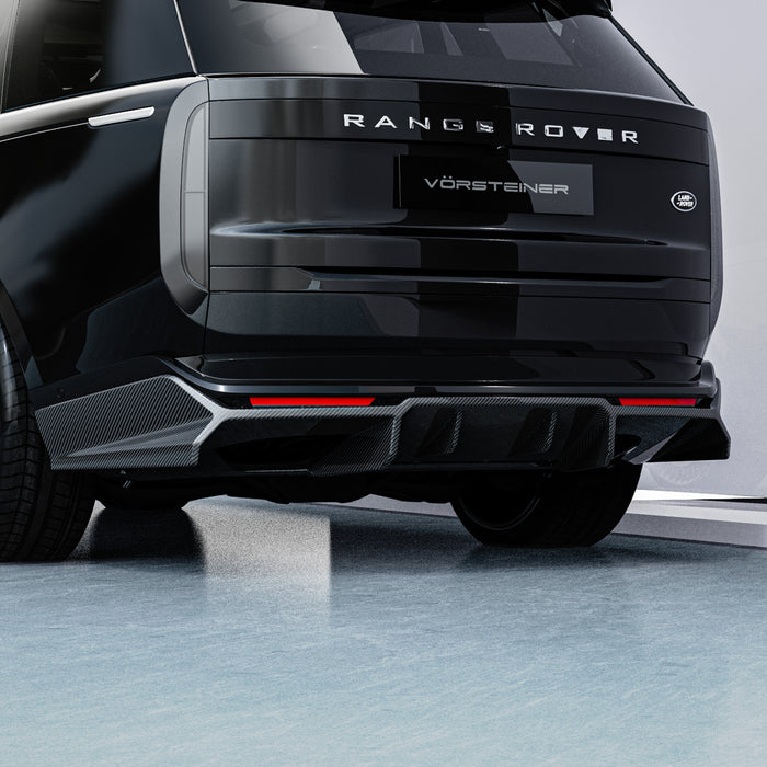 Vorsteiner Kensington Carbon Fiber Rear Diffuser 2x2 Glossy Fits Range Rover