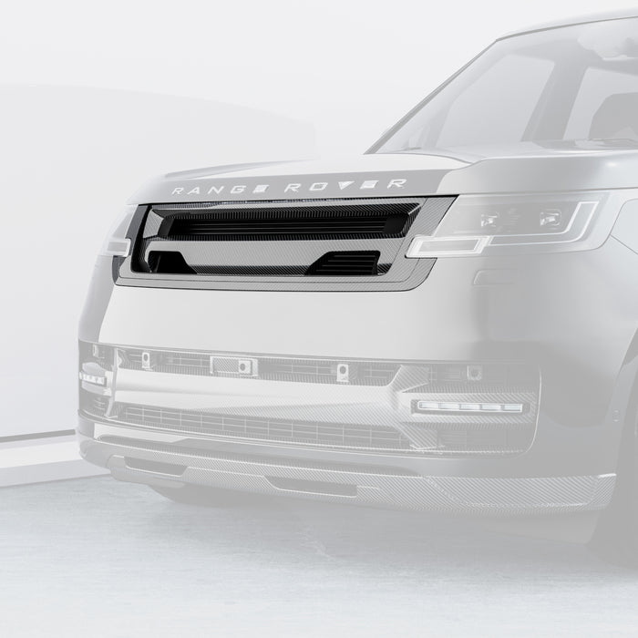 Vorsteiner Kensington Carbon Fiber Front Upper Grille Glossy Fits Range Rover