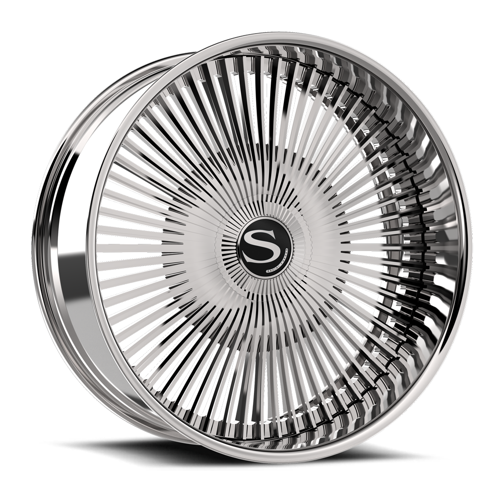 26" SAVINI SL17 3-Piece Forged Full Chrome WHEELS RIMS (set of 4)