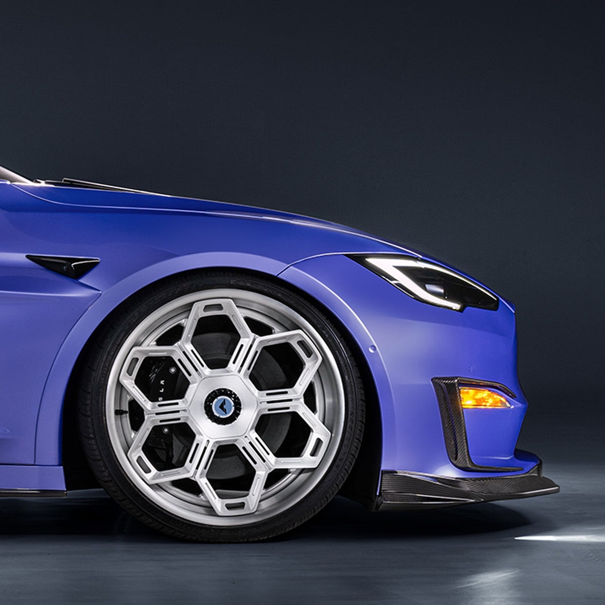 Vorsteiner Front Spoiler for Tesla Model S Plaid - view 8