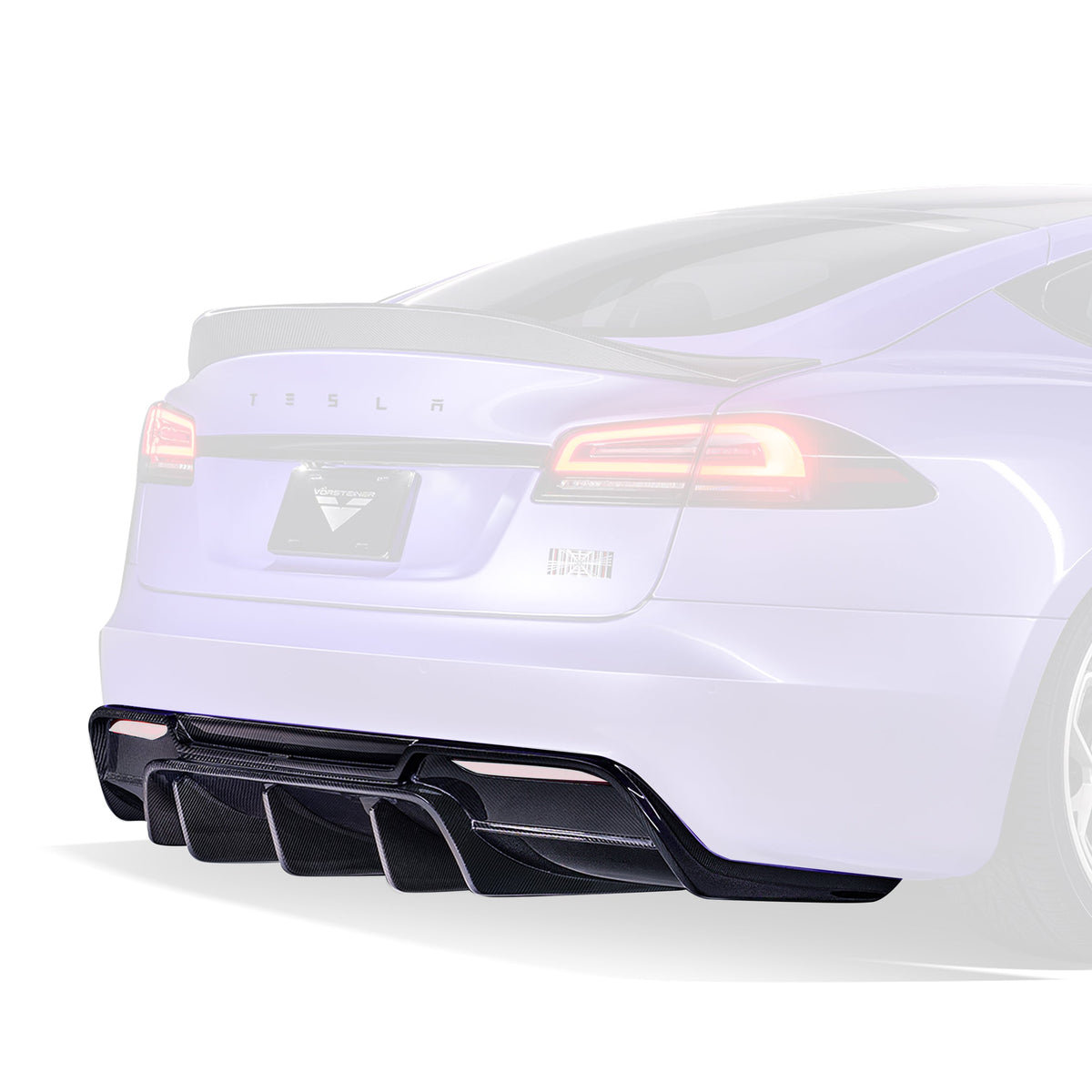 Vorsteiner Rear Diffuser for Tesla Model S Plaid - view 4