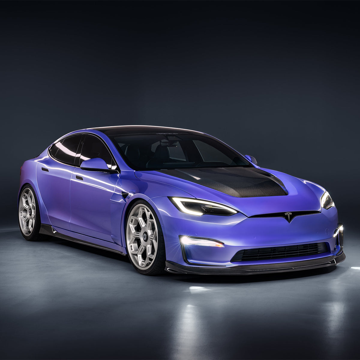 Vorsteiner Side Skirts for Tesla Model S Plaid - view 4