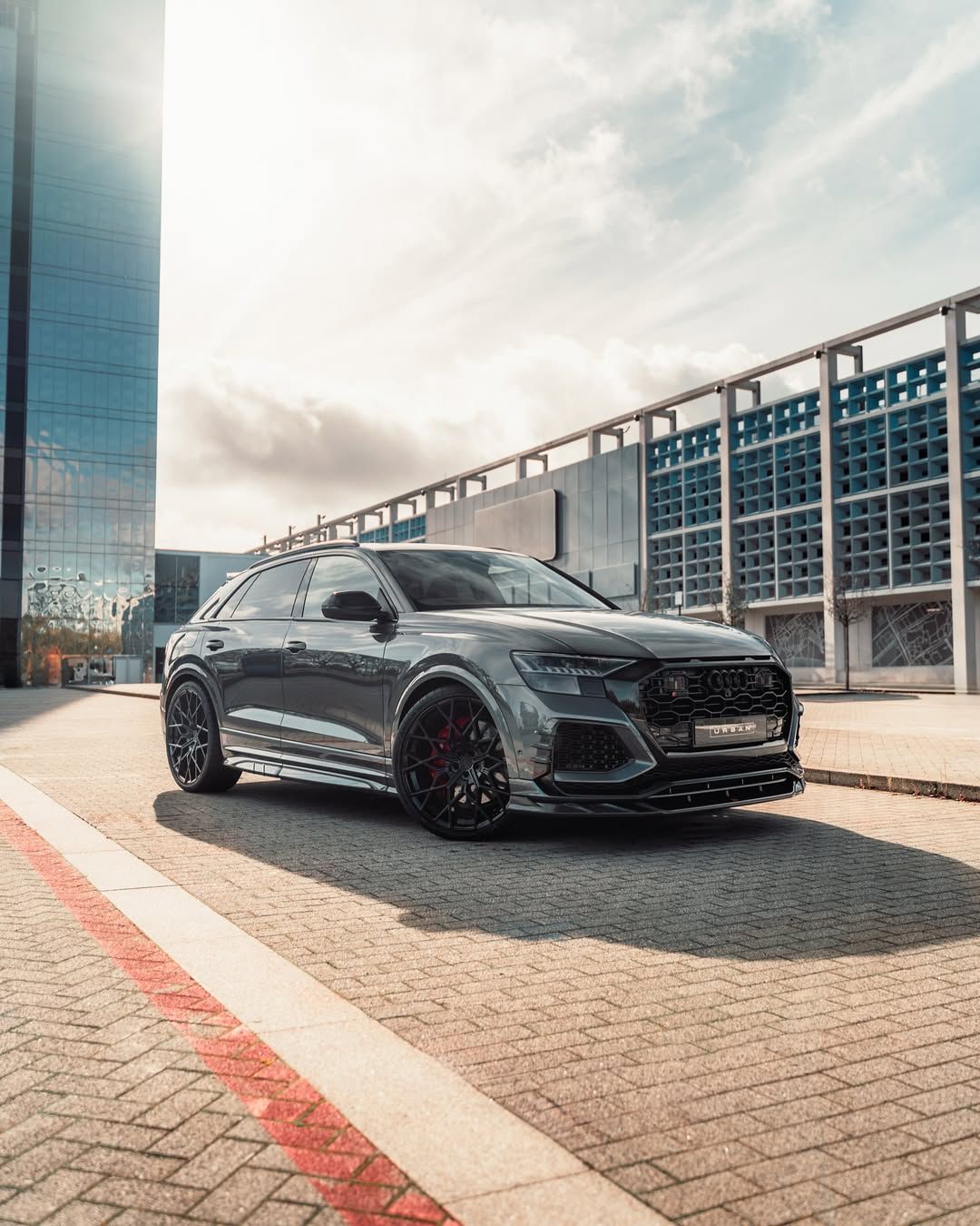 Audi RSQ8 with Urban Automotive carbon fiber aero kit