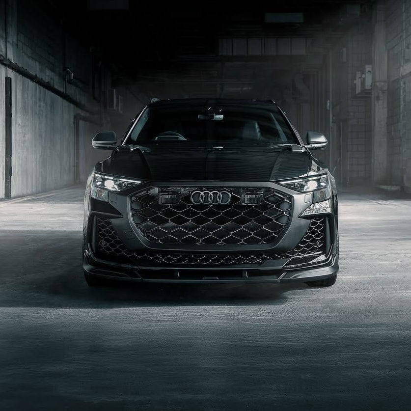 Urban RSQ8 facelift carbon front splitter