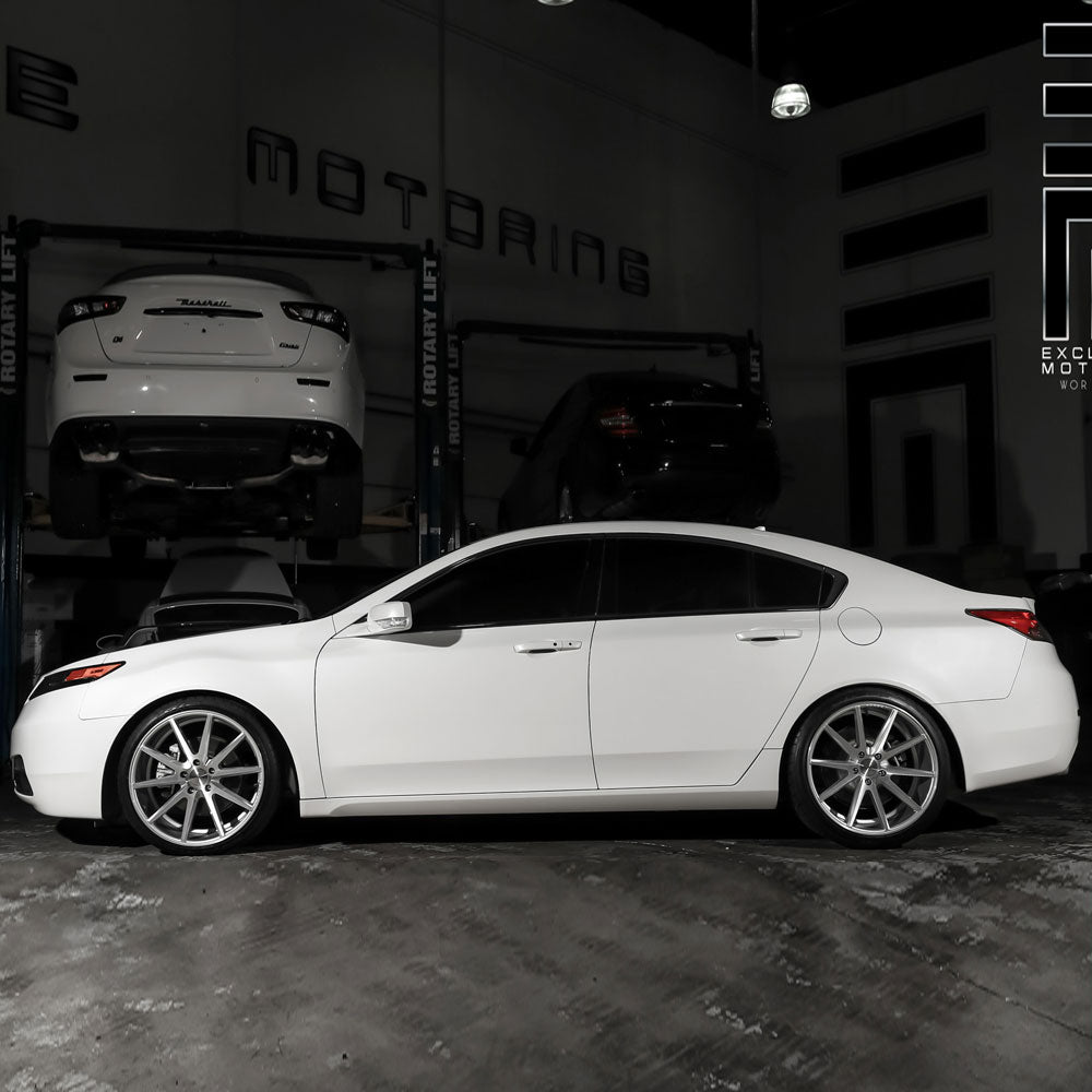 20" Vossen VFS-1 Silver 20x9 20x9.5 Wheels Rims Fits Lexus IS200 IS250 IS350