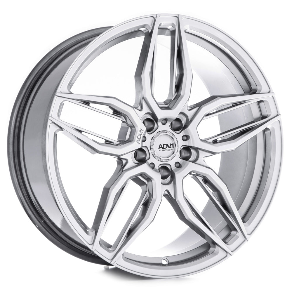 20" ADV1 ADV005 Silver 20x9 20x11 Concave Wheels Rims Fits Chevrolet Camaro