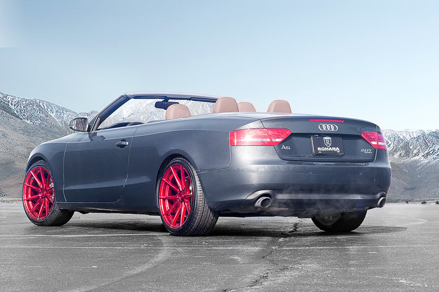 20" ROHANA RFX1 RED FORGED CONCAVE WHEELS RIMS FITS BMW F10 M5