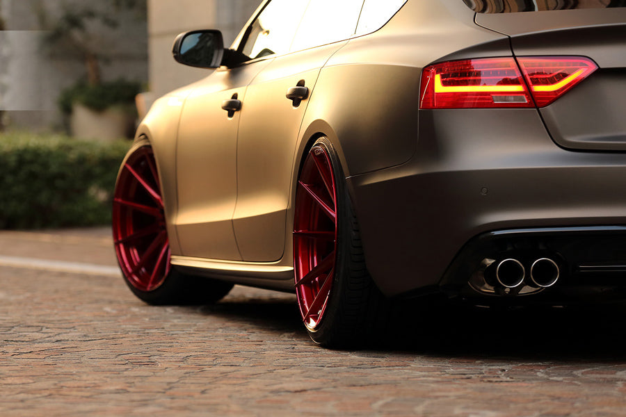 20" ROHANA RFX1 RED FORGED CONCAVE WHEELS RIMS FITS BMW F10 M5