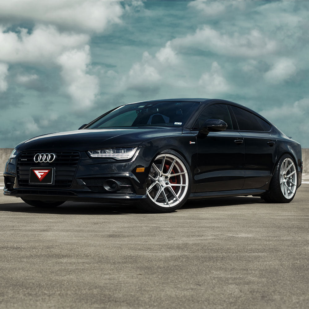 21" Ferrada FR8 Silver 21x9 Forged Concave Wheels Rims Fits Tesla Model S