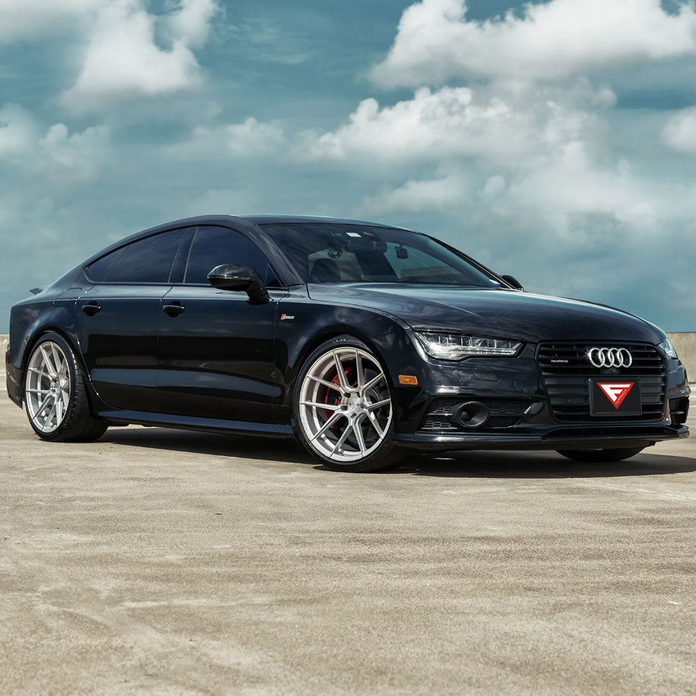 21" Ferrada FR8 Silver 21x9 Forged Concave Wheels Rims Fits Tesla Model S