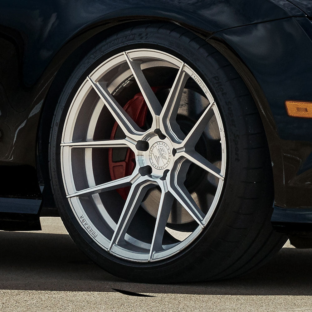 21" Ferrada FR8 Silver 21x9 Forged Concave Wheels Rims Fits Tesla Model S