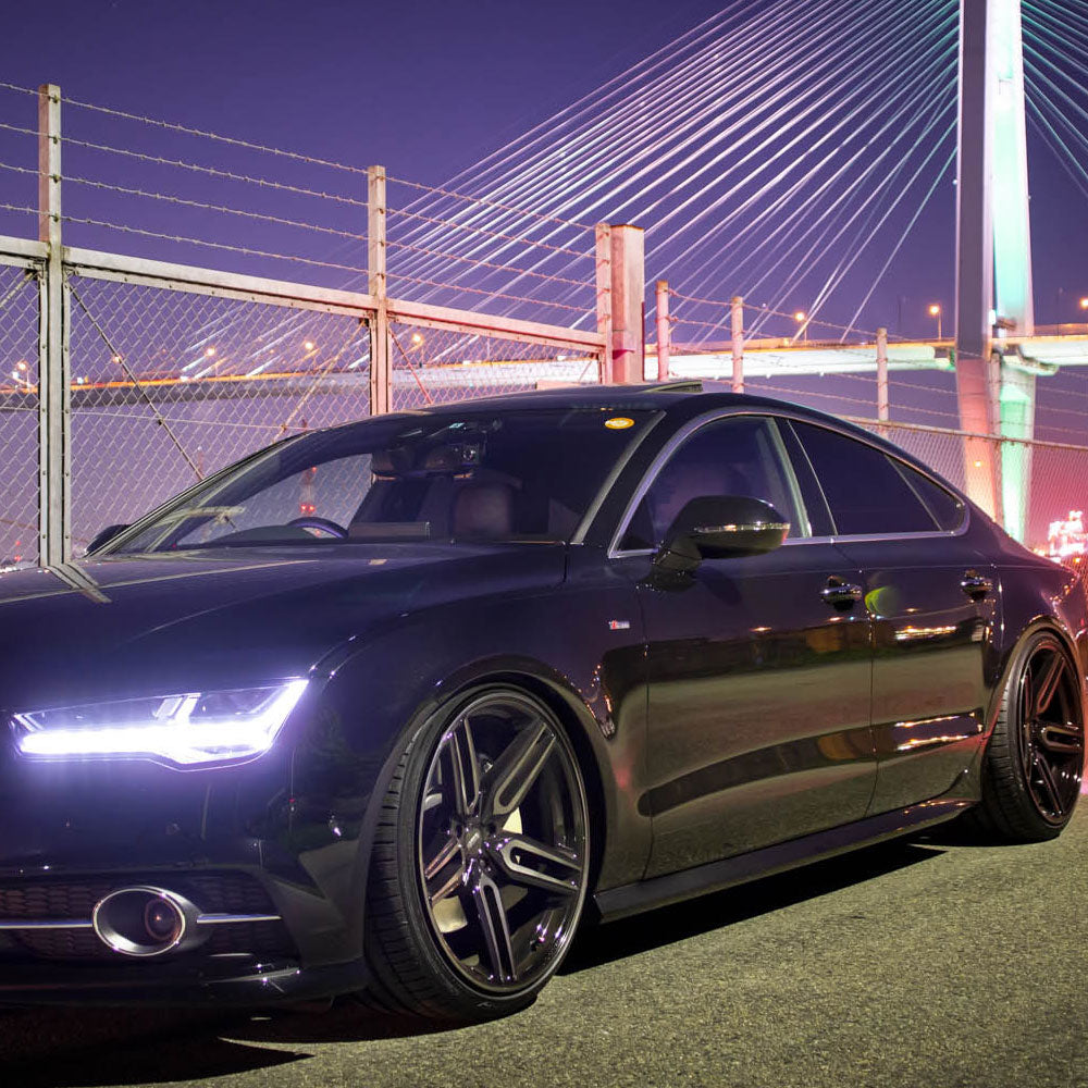 20" Vossen HF1 Black 20x9 20x10 1258 Concave Wheels Rims Fits BMW F82 M4