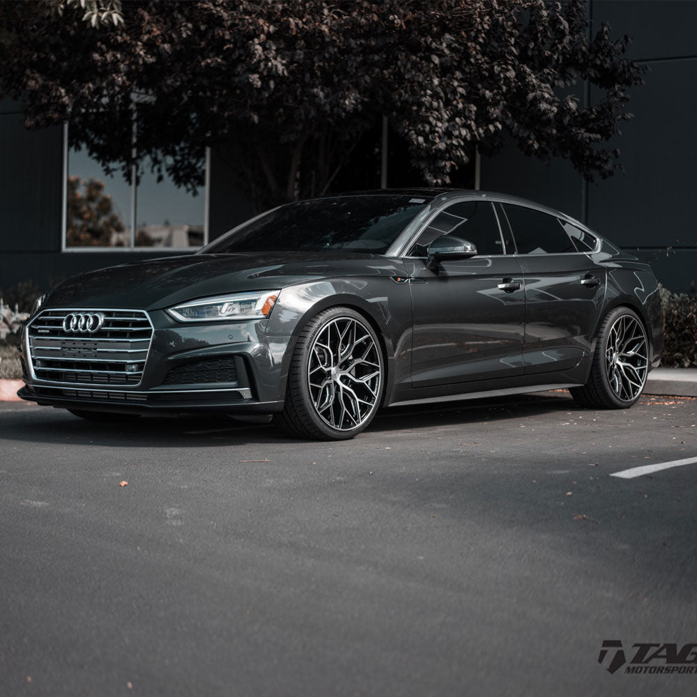 19" Vossen HF2 Black 19X9.5 19X10 1154 Concave Wheels Rims Fits BMW E90 E92 E93