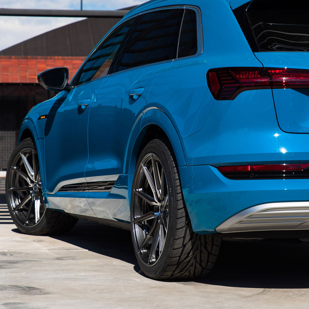 20" Vossen HF3 Black 20X10 20X10.5 1183 Concave Wheels Rims Fits BMW E70 X5