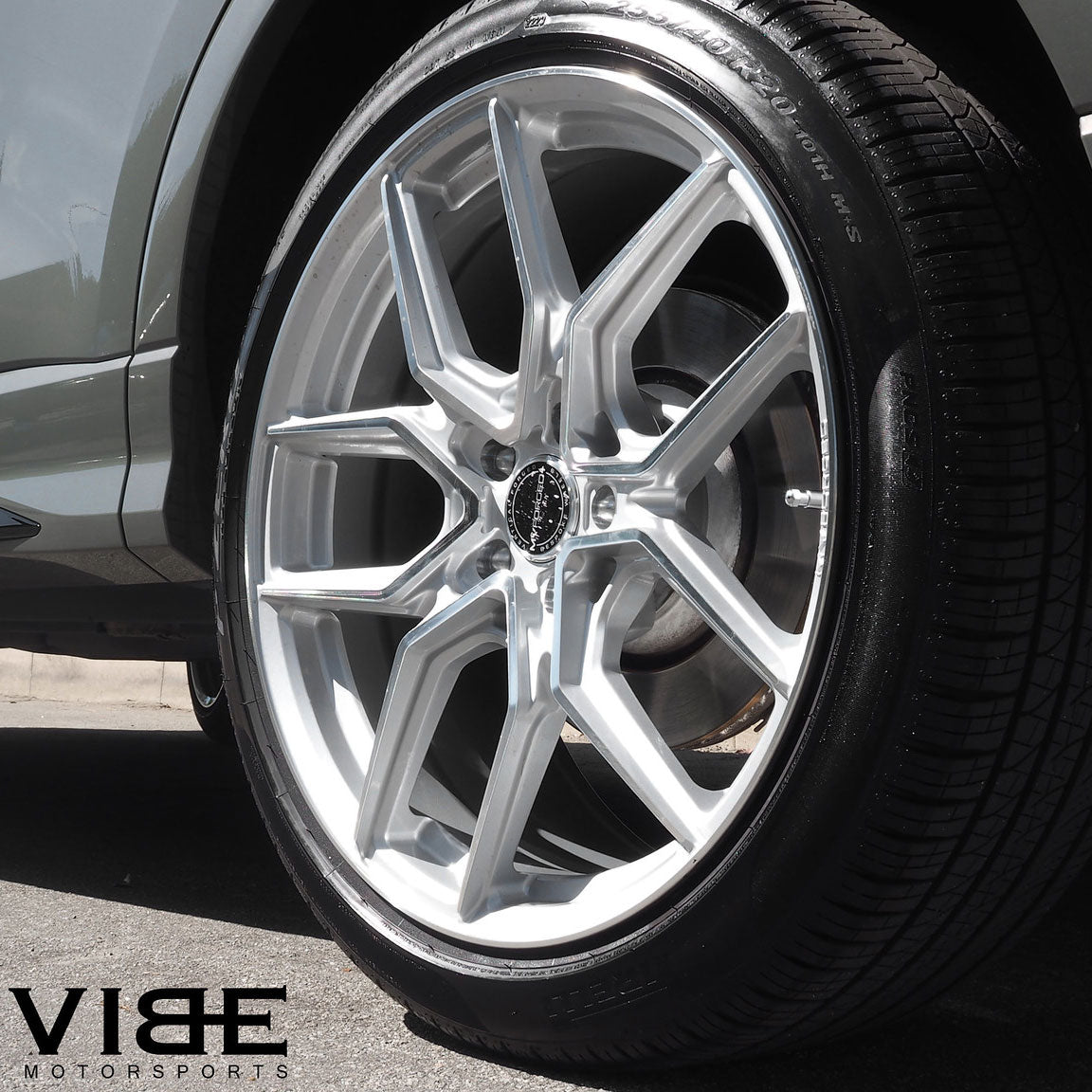 20" MV Forged MVF5 Silver 20X9 Concave Wheels Rims Fits Audi Q3